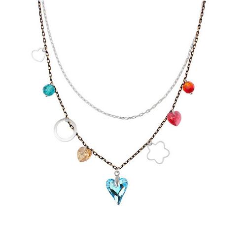 Austrian crystal necklace KY5780