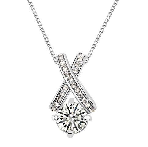 Austrian crystal necklace  KY5775
