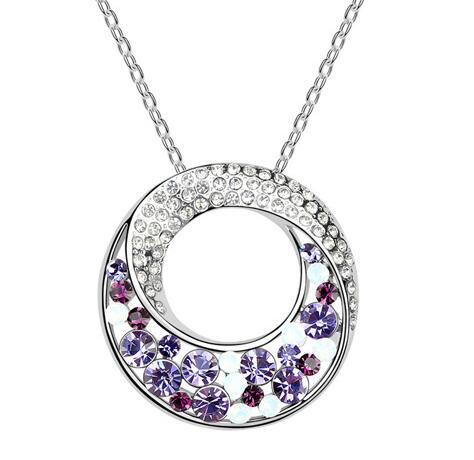 Austrian crystal necklace  KY5324