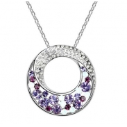 Austrian crystal necklace  KY5324