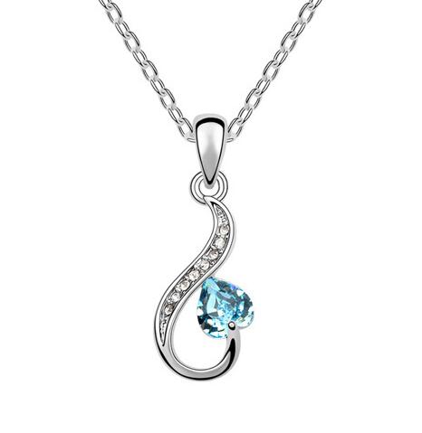 Austrian crystal necklace KY5349