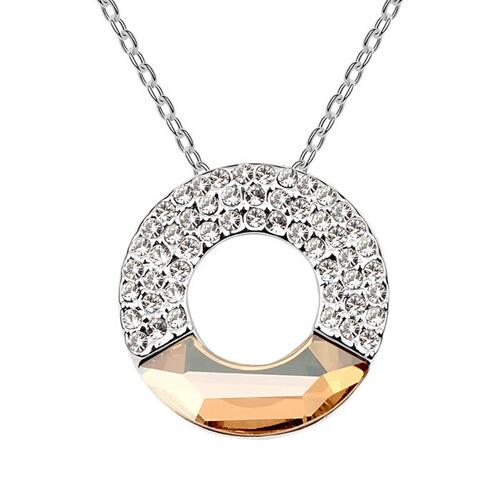 Austrian crystal necklace KY5464