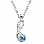 Austrian crystal necklace   KY5222