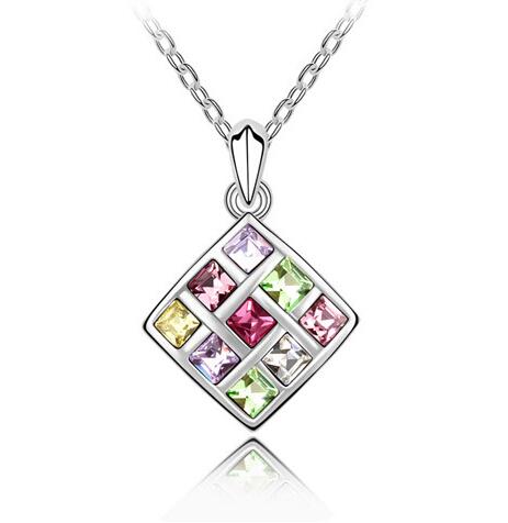 Austrian crystal necklace   ky5233