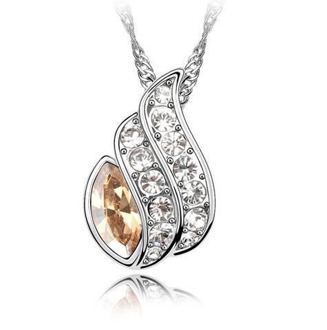 Austrian crystal necklace KY5289