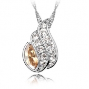 Austrian crystal necklace KY5289