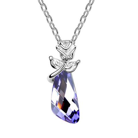 Austrian crystal necklace ky5328