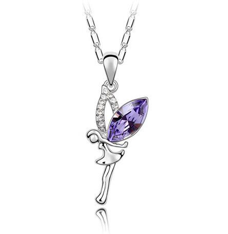 Austrian crystal necklace KY5143