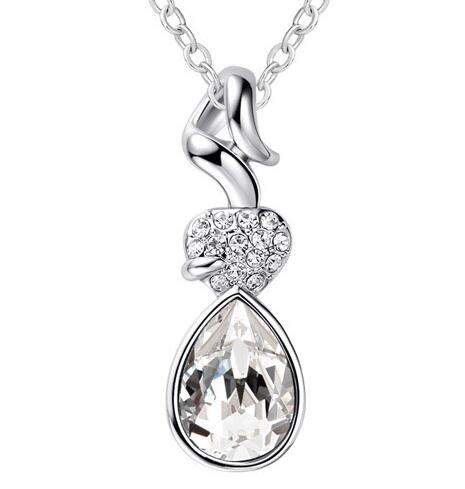 Austrian crystal necklace   ky4940