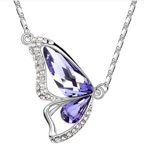 Austrian crystal necklace KY5030