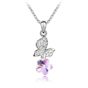 Austrian crystal necklace  KY4736