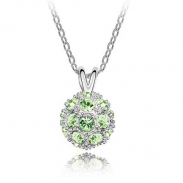 Austrian crystal necklace  KY4800