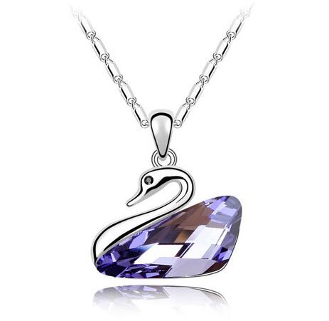 Austrian crystal necklace  KY4824