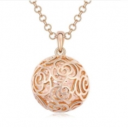 Austria crystal necklace KY11287