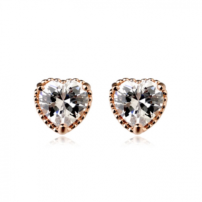 heart shape earring 87396