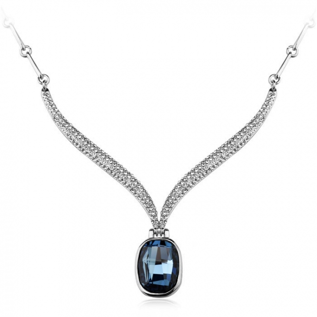 Fashion crystal necklace 61916