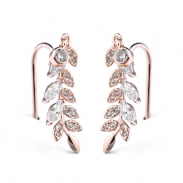 Fashion leaf earring 125669
