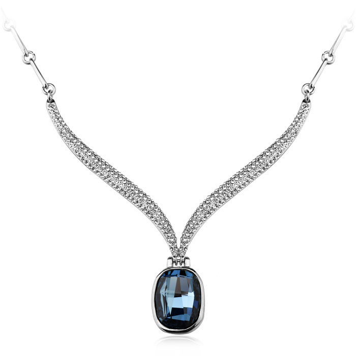 Fashion crystal necklace 61916