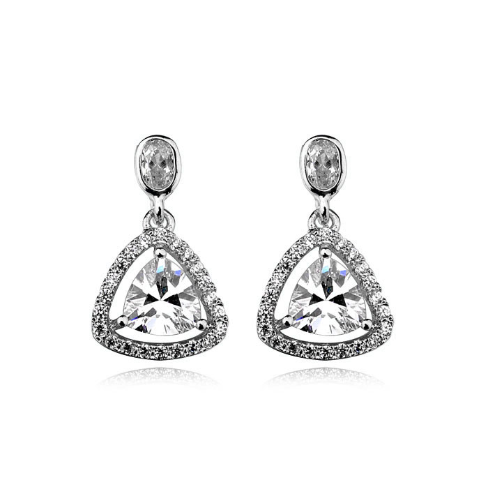 Fashion zircon earring 87278