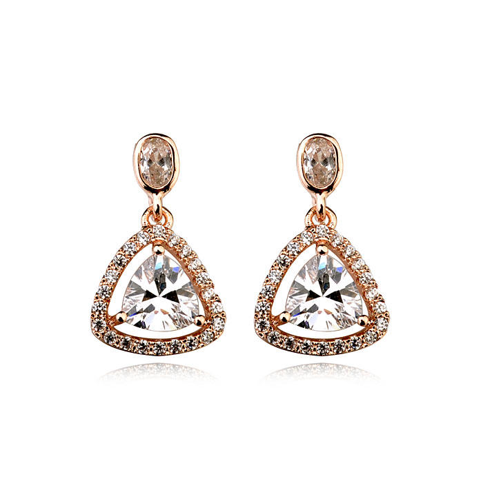 Fashion zircon earring 87278