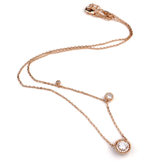 zircon necklace  61833