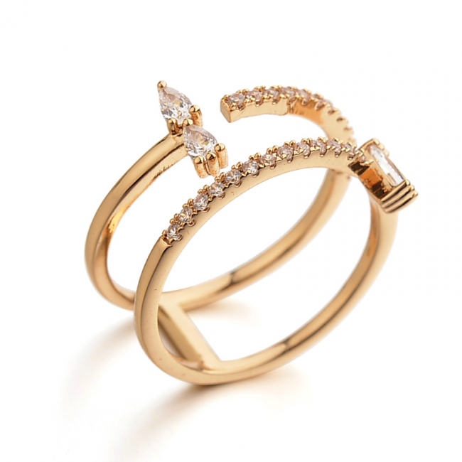 zircon double ring 115640