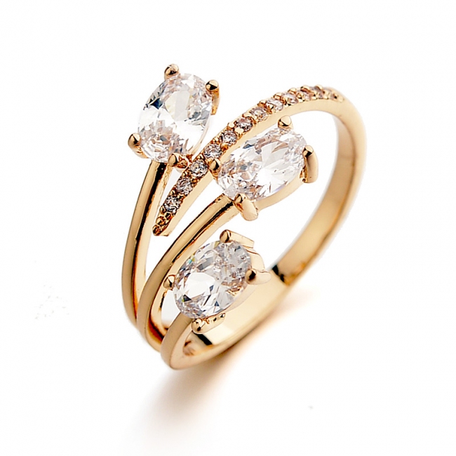 three diamonds ring 115636