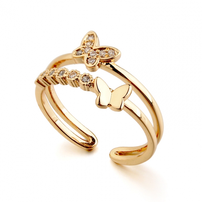 butterfly open ring 115638