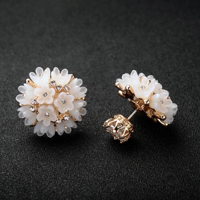 flower stud earring 87829