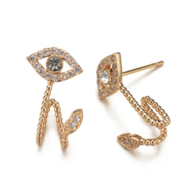 evil eye dangle earring 87666