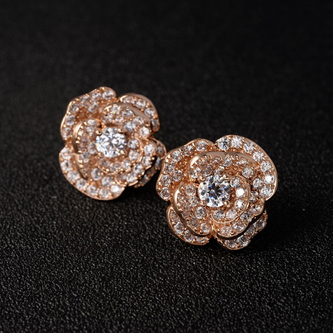 flower stud earring 87300