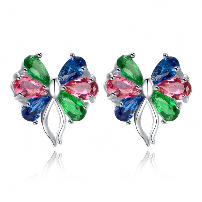 fashion zircon earrings 2041