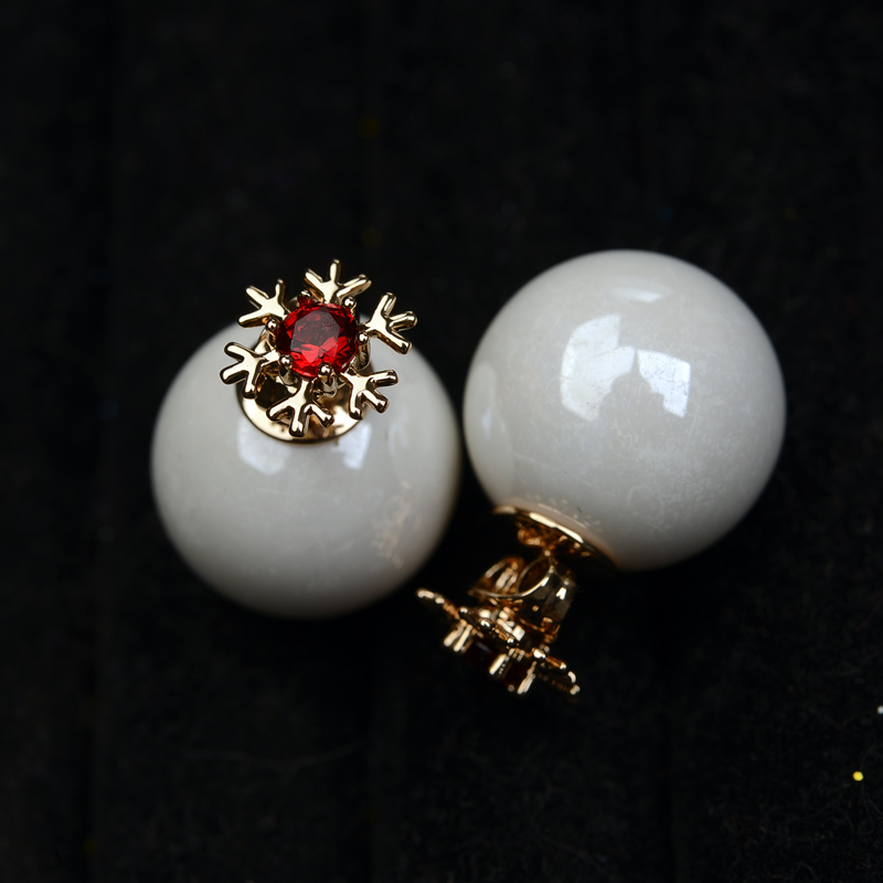 zircon pearl earring 87813