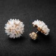 flower stud earring 87829