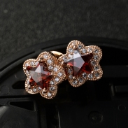 star ruby stud earring 87832