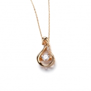 swan zircon necklace 77550