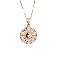 round luxury necklace 77556