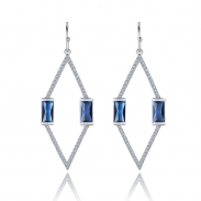 rhombus earring 2055