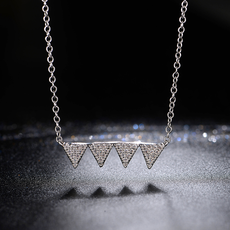 triangle necklace 1010