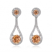 fashion zircon earrings 2033