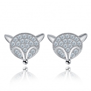 zircon stud earrings 2001