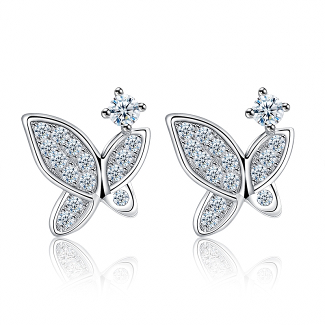 butterfly stud earrings 2017