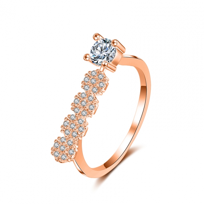 fashion zircon ring 4009