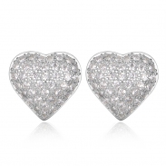 heart stud earrings 2016