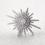 fashion zircon brooch 53739