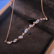 fashion zircon necklace 62123 