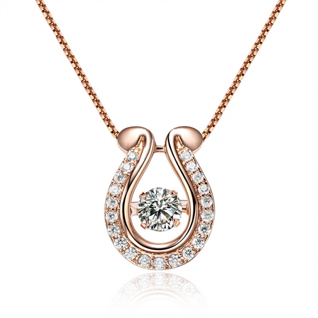fashion zircon jewelry necklace 62125