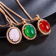 fashion opal jewelry necklace 77587