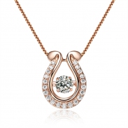 fashion zircon jewelry necklace 62125
