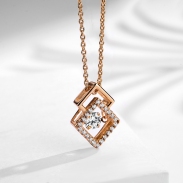 fashion zircon jewelry necklace 77600
